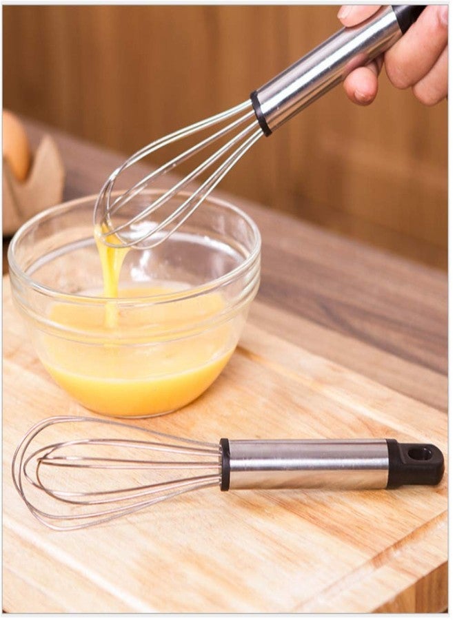 CONNECTWIDE STORE77 2Pcs Pack: Plastic Egg Yolk Separator, Stainless Steel Egg, Milk Frother Whisk Blender Tool, Long Handled Separator Divider, Separate Protein and Egg Yolk, for Cooking Baking - Image 2